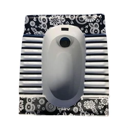 Print Indian Toilet Seat, Ceramic, open front type