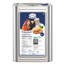 Sahaj Groundnut Oil 15 Ltr No artificial flavour