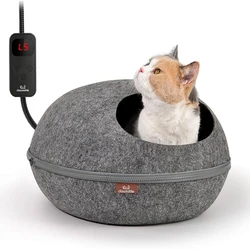 Adjustable Electric Cat Bed Warmer, Clawsable