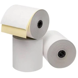 2 Ply Thermal Paper Rolls, Plain pattern, carbonless