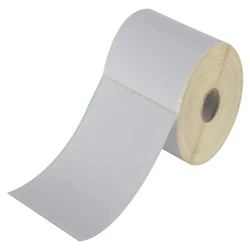 barcode Clear Sticker Roll, 2x1 Inch, Waterproof