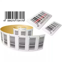 Tamper-Proof PVC Barcode Stickers, 70mm x 30mm