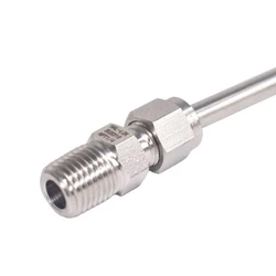 Stainless Steel Double Ferrule Fittings, Dual-grip