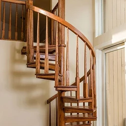 Spiral Wooden Staircase