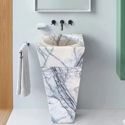 Pedestal Marble Sink