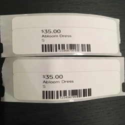 Barcode Retail Label