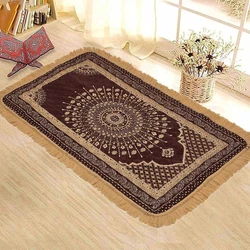 Brown Pooja Carpet Mat