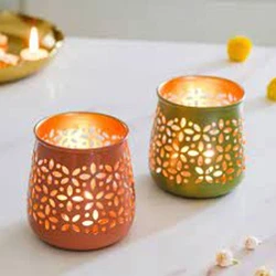 Tea Light Holder — Golden color customized size