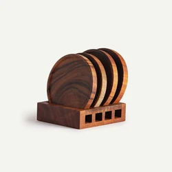 Wooden Coaster Set