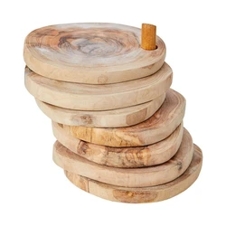 Solid Wood Coaster Set