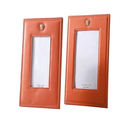Polished Leather Photo Frame