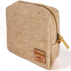 jute cosmetic bags