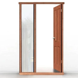 Rectangular Brown Door Frame