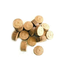 Round White Biomass Briquette