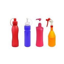 Blue Moulding Bottles