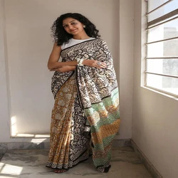 Hand Block Cotton Sarees