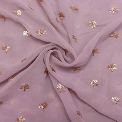 Embroidered Georgette Fabric