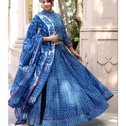 Cotton Lehenga Choli Set