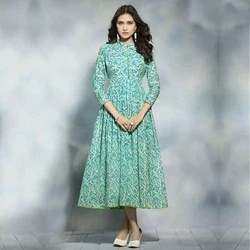 Rayon Ladies Printed Kurti