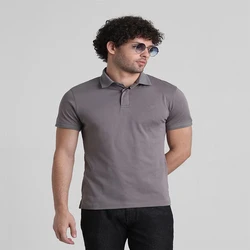 Gray Cotton T-shirt