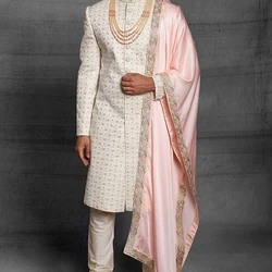Silk Embroidered Sherwani