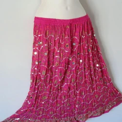 Mirror Work Cotton Skirt