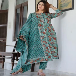Printed Cotton Suit