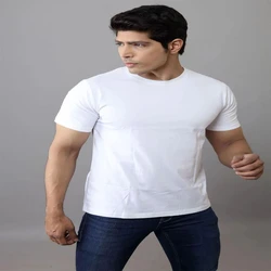 Round NecK Cotton T Shirts — Polyester cotton