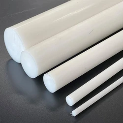 White Delrin Rod — Engineers usage Durability