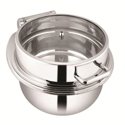 Round Glass Lid Chafer