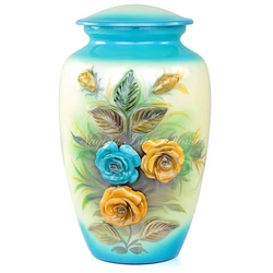 Green Flower Cremation Urn