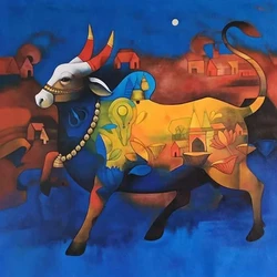 Canvas Animals Painting