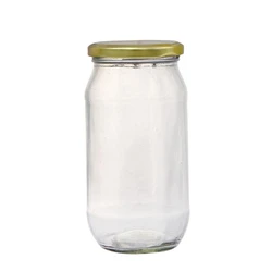 Round Glass Jar