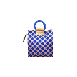 Jute Dotted Shopping Bag