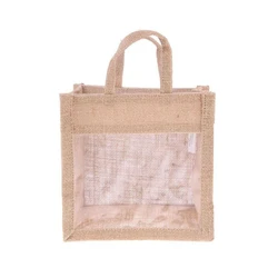 Jute Transparent Bags