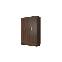 Solid Rectangular Wood Wardrobe