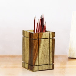 Wooden Pen Holder