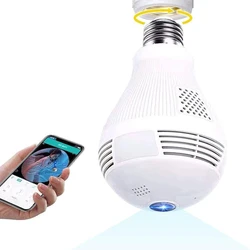 Wireless Bulb Cctv Camera 