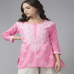 Embroidered Cotton Kurti