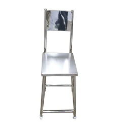 Stainless Steel Chair — Fix revolving type modern