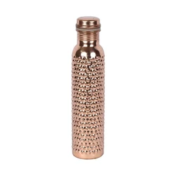 Round Copper Bottle — Printed pattern modern appearance