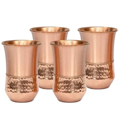 Round Copper Glass