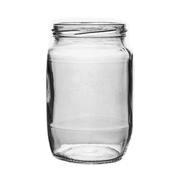 Transparent Glass Jar