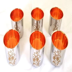 Steel Copper Glass
