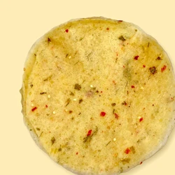 Yellow Aloo Papad