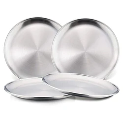 Steel Serving Plate