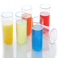 Coloured Plastic Glass