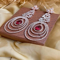 Long Diamond Earrings
