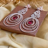 Long Diamond Earrings