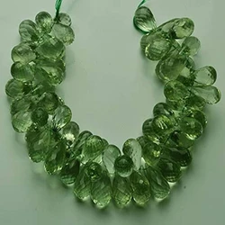 Green Amethyst Beads